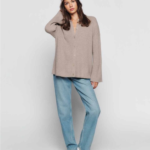 Reformation Emil Knit Cashmere Hat - Picture 3 of 3